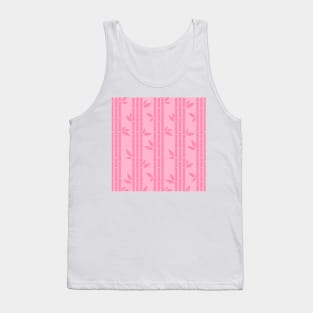 Bamboo Pink Pattern Tank Top